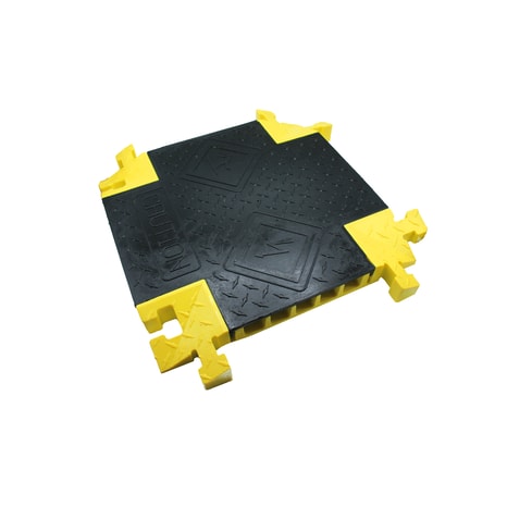 BB5X-125-T-B/Y | Bumble Bee 4-Way 5-line Cable Protector BB5X-125-T-B/Y | Bumble Bee 4-Way 5-line Cable Protector