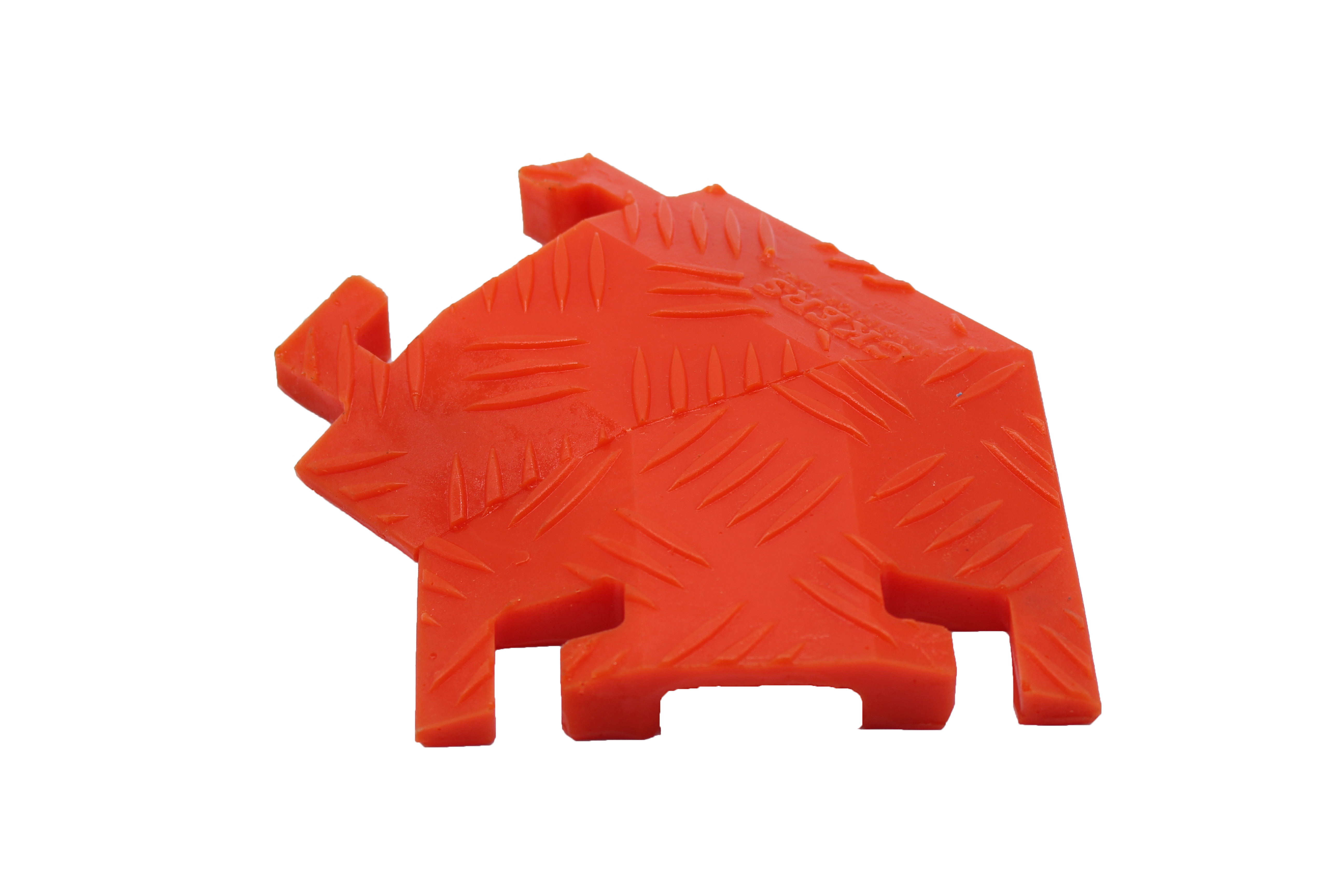 45 Degree Left Turn for FL1X1.5, 1-Channel Fastlane® Drop-Over Cable Protector, Orange - FL45LT1X1.5-O