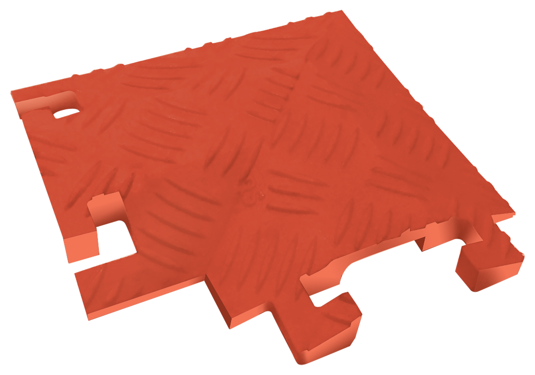 90 Degree Left Turn for FL1X1.5, 1-Channel Fastlane&reg; Drop-Over Cable Protector - FL90LT1X1.5