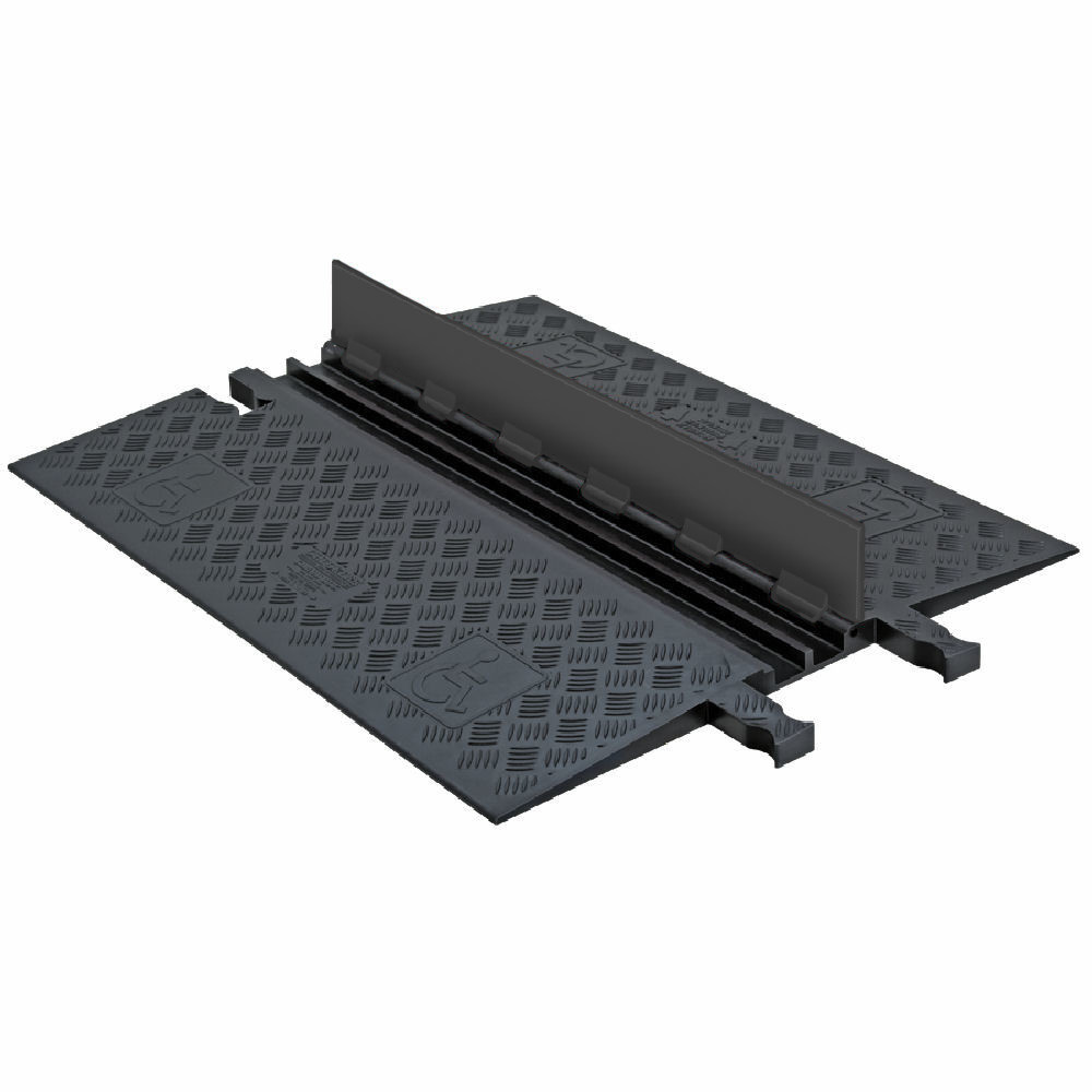2-Channel Low-Profile Cable Protector System, ADA, Protects up to