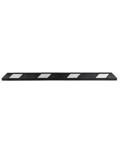 6' Black/White Parking Curb, Park-It®- GNRS1620WH 6' Black/White Parking Curb, Park-It®- GNRS1620WH