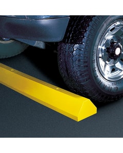 8ft Truck Recycled Plastic Parking Stop with Lag Bolt Hardware for Concrete Installs, Yellow - TS8-LY 8ft Truck Recycled Plastic Parking Stop with Lag Bolt Hardware for Concrete Installs, Yellow - TS8-LY