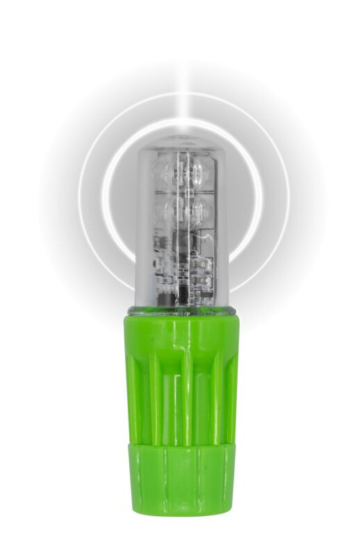 Rocket® II Super Bright LED Light for 1156 Socket Style Warning Whips, Flashing White - WLFS.4LED.WF