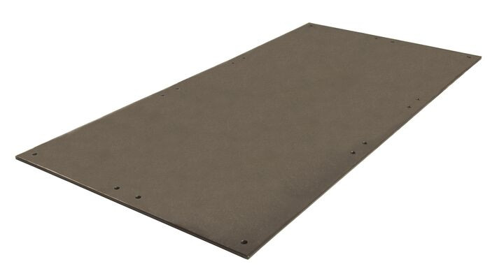 4' x 8' AlturnaMAT® Ground Protection Mat, One Smooth Side, 120 Ton Capacity, Black - AM48S1