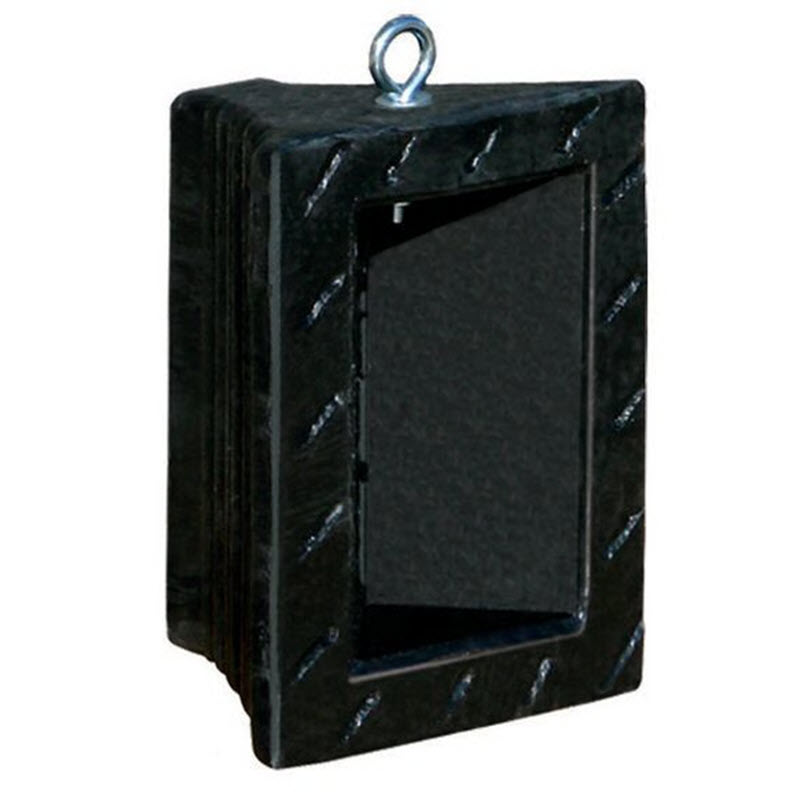 チョク General-Purpose Rubber Wheel Chock, Cored Bottom | RC815