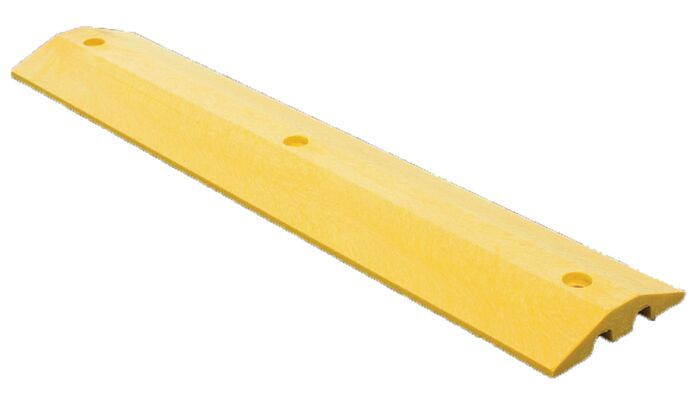 4' Yellow Speed Bump Standard without Hardware, Plastic | SB4S