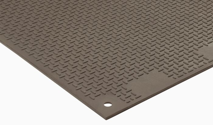 4' x 8' VersaMAT® Ground Protection Mat, One Smooth Side, Hand
