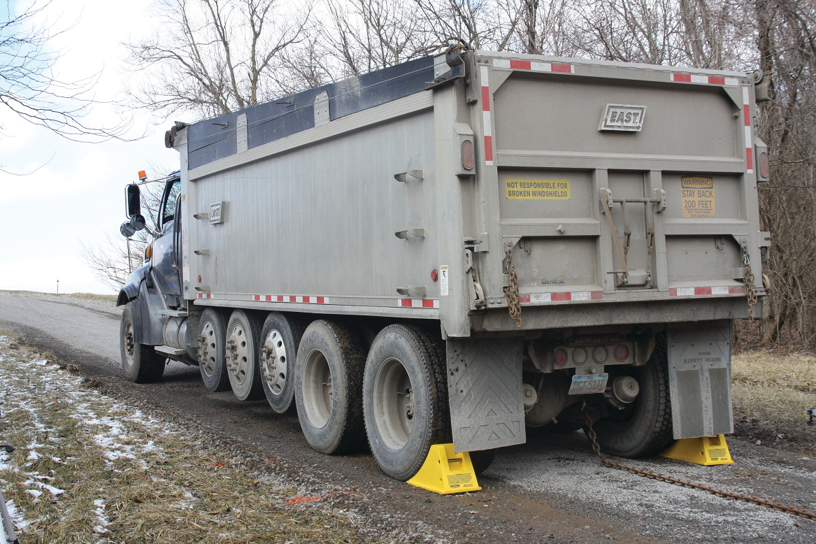 Wheel Chocks in Construction