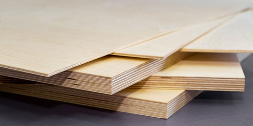 stack of plywood