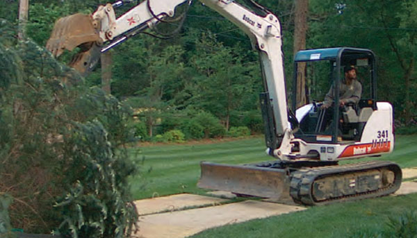 Checkers custom cable protector for United Rentals